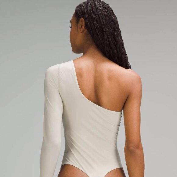 Lululemon Wundermost Ultra-Soft Nulu Long-Sleeve One-Shoulder Bodysuit - Picture 2 of 4